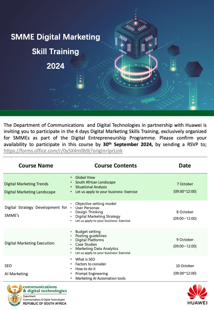 SMME Digital Marketing Skill Training 2024